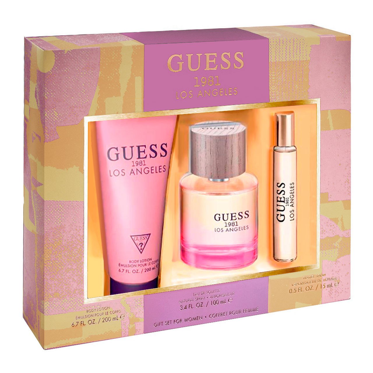 Guess 1981 Los Angeles D Set Perfume 100 ml + Crema 200 ml + Mini 15 ml