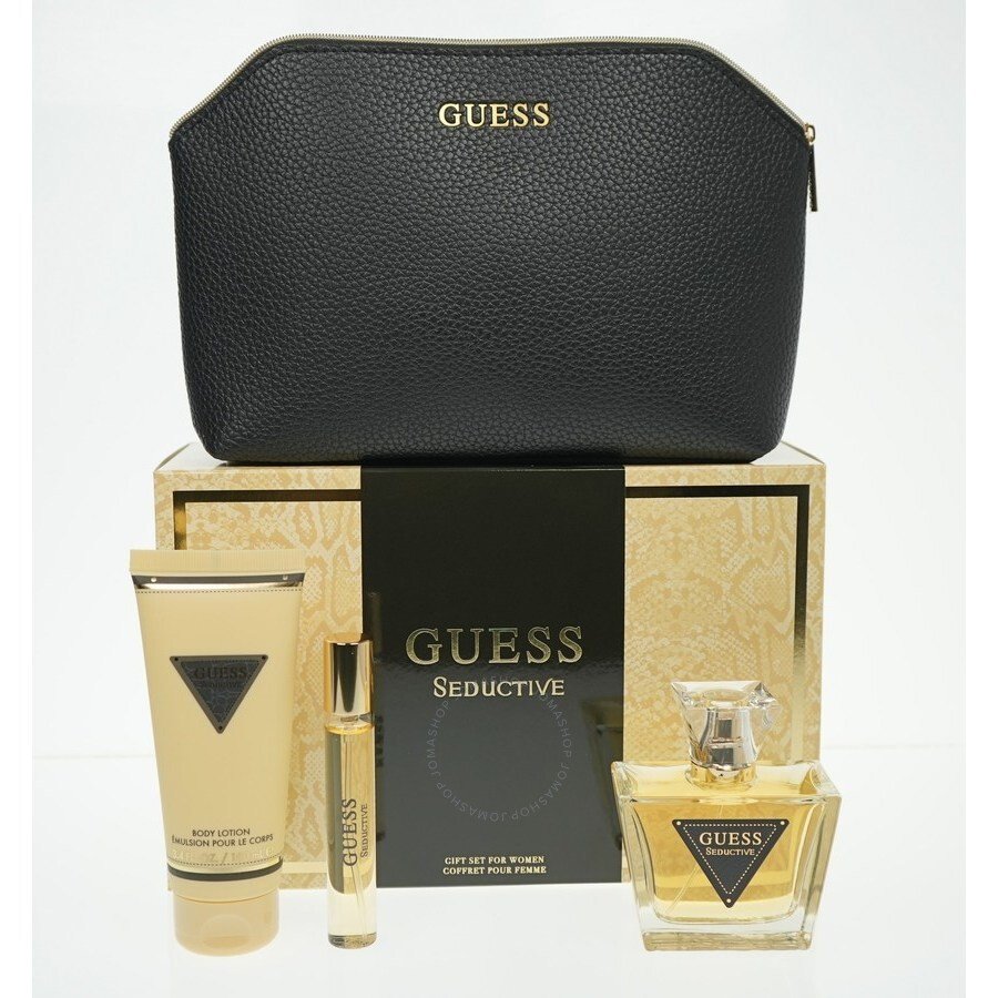 Guess Seductive D Set Perfume 75 ml + Crema 100 ml + Mini 15 ml + Bolso