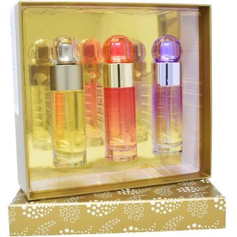 360 de Perry Ellis Set D 3 perfumes 360 30 ml + 360 Coral 30 ml + 360 Purple 30 ml