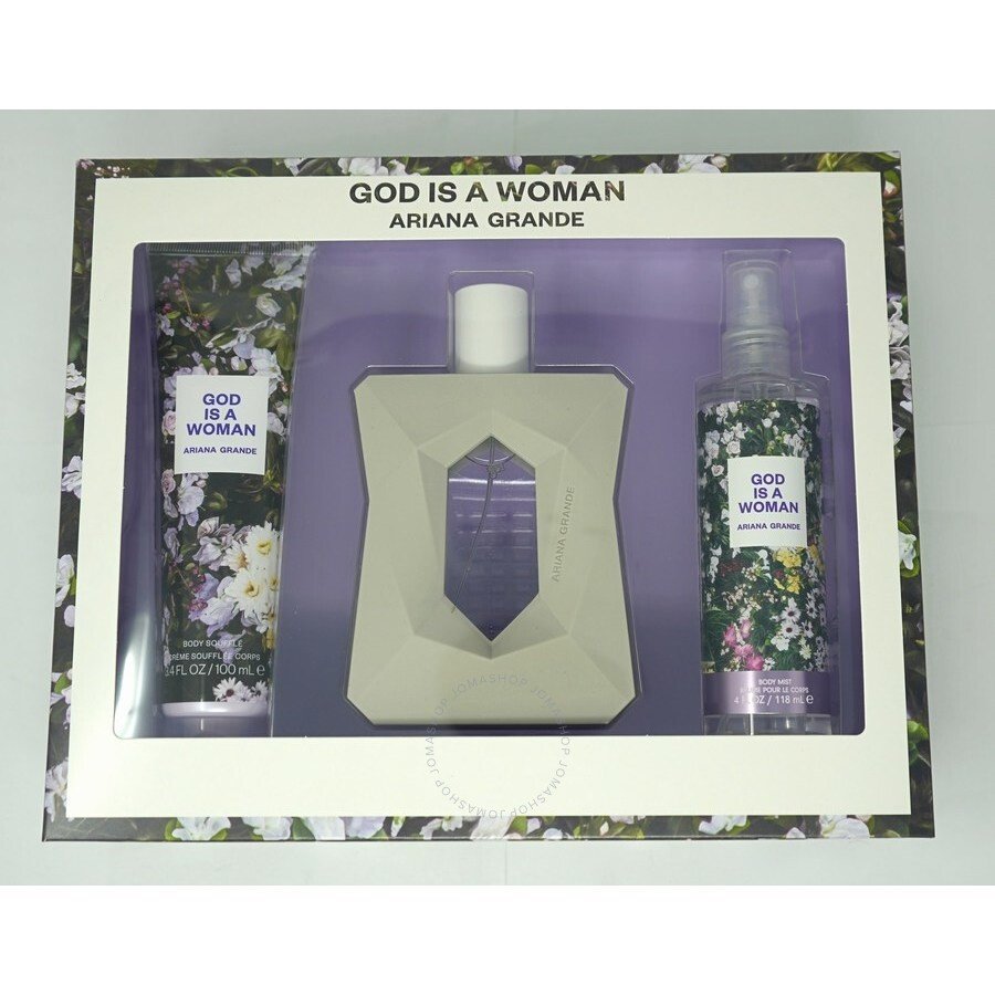 Ariana Grande God is a Woman EDP D Set Perfume 100 ml + Crema 100 ml + Splash 118 ml