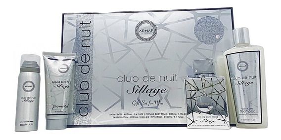 Armaf Club de Nuit Sillage EDP C Set Perfume 105 ml + Gel 100 ml Shampoo 250 ml + Body Spray 50 ml