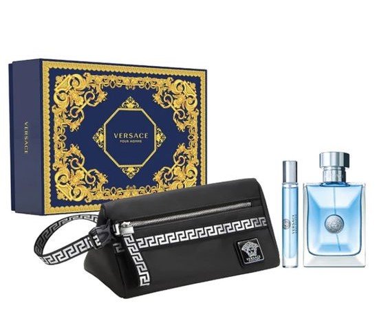 Versace Pour Homme EDT Set Perfume 100 ml + Mini 10 ml + Bolso