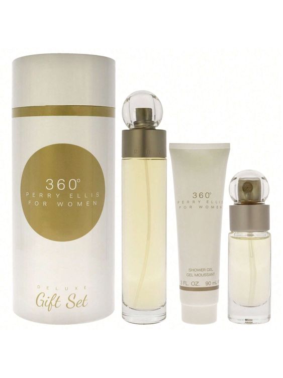 360 de Perry Ellis D Set Perfume 100 ml + Gel 90 ml + Mini 7,5 ml